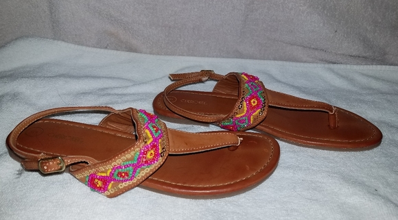 Cherokee Sandals Size 5 - Picture 2 of 3